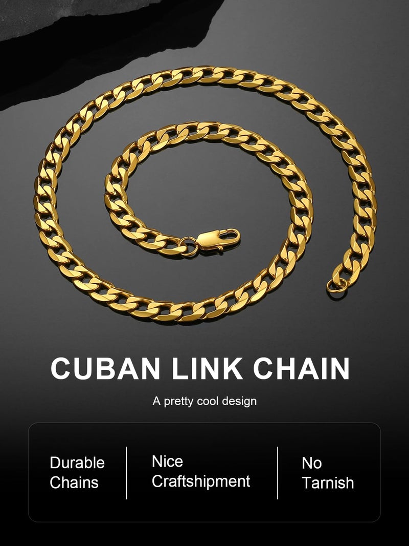 ChainsPro Gold Necklace Chain Men Costume Women Cuban Curb Link Chains Hip Hop Jewelry - Image 4